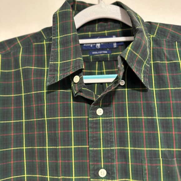 Vintage Polo Ralph Lauren Sz:M Long Sleeve Plaid 100% Cotton Button Down. - Picture 7 of 9